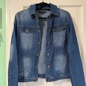 1822 Denim Dark Blue Jean Jacket